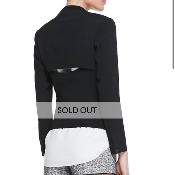 rag & bone Jackets & Blazers - Rag & Bone black, back cut-out blazer